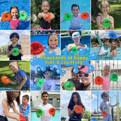 Refresh Sports two-pack water flying discs ideal for pool parties and beach games.