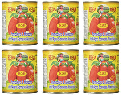 REGA San Marzano DOP packshot of whole peeled tomatoes for rich pasta sauces