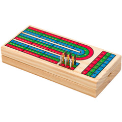 Regal Games Cribbage foldable board: portable design for travel.