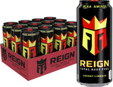 Reign Total Body Fuel Cherry Limeade can with bold flavor and zero sugar benefits.
