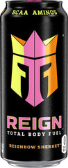 Key ingredients like BCAAs and CoQ10 in REIGN Total Body Fuel for active days