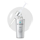 REJURAN Turnover Ampoule bottle close-up showing premium serum texture for daily hydration.