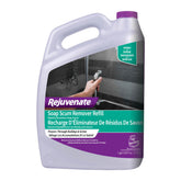 Rejuvenate Soap Scum Remover Refill bottle label with clear usage instructions.