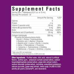 Rejuvicare Liquid Collagen scoop for easy daily use