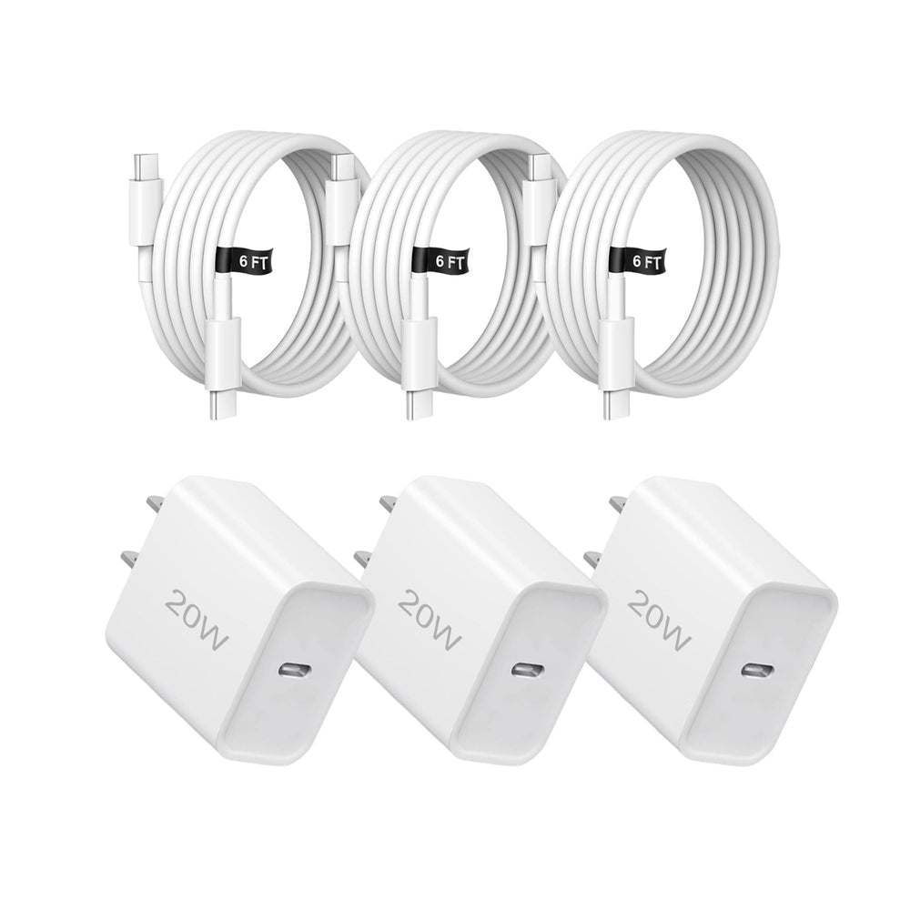 REKNA 20W fast charger front view for compact, high-speed charging.