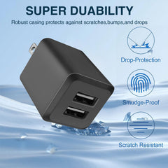 REKNA USB wall charger compact design ideal for small spaces and travel.