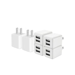 REKNA USB Wall Charger dual-port front view for fast home charging