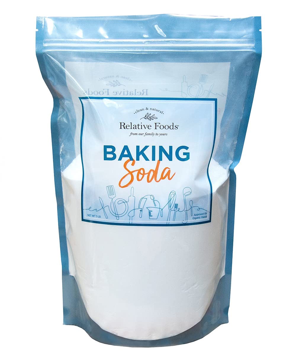 Relative Foods baking soda bulk bag for versatile cooking and cleaning