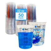 Reli 32 oz mixing cup with measuring marks for precise pours.