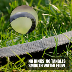 Relxitl non-expandable hose delivers steady flow for consistent irrigation.