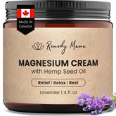 Remedy Mama magnesium cream bottle with lavender for daily comfort