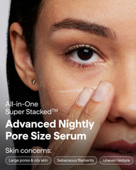 Remedy Science Pore Size Serum close-up texture shot highlighting refined skin texture.