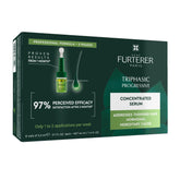 René Furterer Triphasic serum bottle on white, ready for scalp care and routine use.