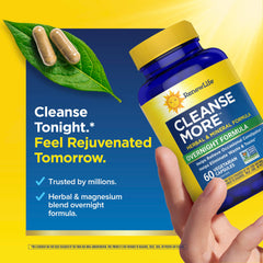 Aloe and herbs in Renew Life Cleanse More illustrating soothing blend