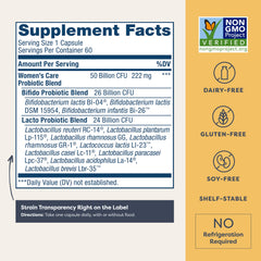Label highlights 12 diverse strains in Renew Life probiotic for women