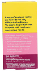 Close-up of Renew Life probiotic capsule highlighting easy-to-swallow form and potency.