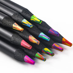 Rentuwa Rainbow Pencils 12-color set in gift box for vibrant color exploration.