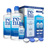 Renu Advanced Formula bottle pour for easy daily lens cleaning and care