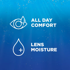 Renu lens case included for safe lens storage
