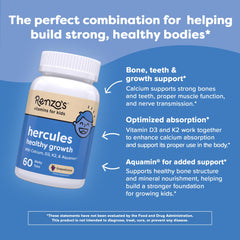 Front view of Renzo's Hercules bottle and packaging