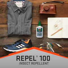 Repel 100 four-ounce packaging ideal for travel.
