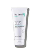 Replenix Gly-Sal Deep Pore Face Wash bottle shown for acne-prone skin benefits
