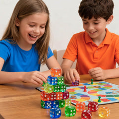 Rerdeim 16mm standard dice ideal for learning math concepts and social play.