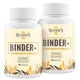 Resciency Detox Binder bottle front view for daily wellness routine.
