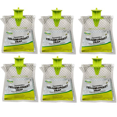 RESCUE! disposable summer yellowjacket trap front view for outdoor placement and easy setup.
