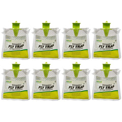 RESCUE! outdoor hanging fly trap package with eight traps for yard fly control.