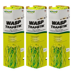 RESCUE! VisiLure TrapStik traps carpenter bees without sprays