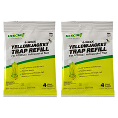 RESCUE! Yellowjacket attractant refill pack to lure yellowjackets into traps.