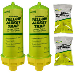 RESCUE! yellowjacket trap 2-pack for outdoor pest control.