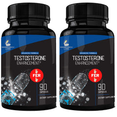 Research Labs test booster 180ct bottle front highlights lean muscle support and energy