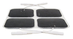 Reserv electrode pads with secure lead-wire connection for stable tens unit setup
