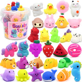 Resumplan Mochi Squishies pack display boosts classroom prizes and party favors.