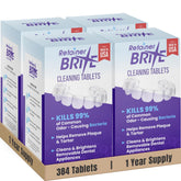 Retainer Brite 384 tablets packaging for a year-long supply