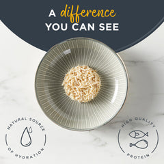 Reveal Wet Cat Food can label shows limited ingredients and grain-free formula.