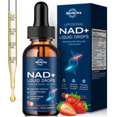 ReviNutra liposomal NAD+ bottle for sustained energy and vitality.