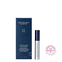 RevitaLash applicator wand demonstrating precise brush for targeted lash conditioning.