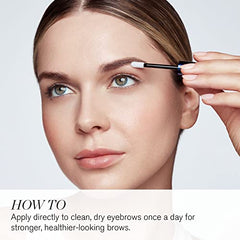 Closeup of RevitaBrow Advanced showing glossy brow look