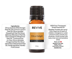 REVIVEEO Citrus Delight diffuser image releasing a bright citrus aroma in a room.