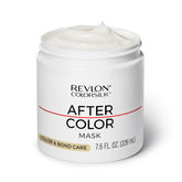 REVLON ColorSilk After Color Mask bottle pour supports color sealing and moisture.