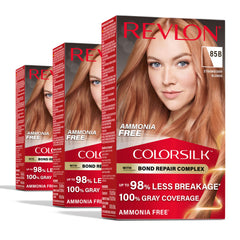 REVLON ColorSilk Bond Repair bottle showing bond repair action for healthier color