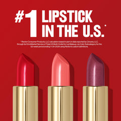 REVLON Super Lustrous Lipstick 764 pearl finish swatch highlights shimmer and radiant lip glow.