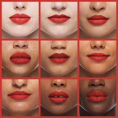 REVLON Lipstick Rose Wine 225 application shot illustrates easy, even coverage