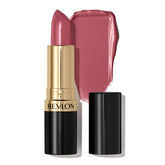REVLON Super Lustrous Lipstick Sassy Mauve swatches show rich color and creamy texture.