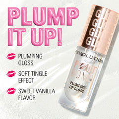 Buildable color options let you go sheer or bold with Revolution Pout Bomb.