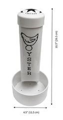 Revolutionary Chicken grit feeder provides essential digestible stones for better digestion.