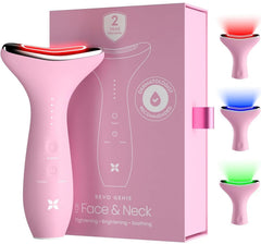 REVOMADIC REVO Genie face massager with heat and LED therapy for radiant skin.